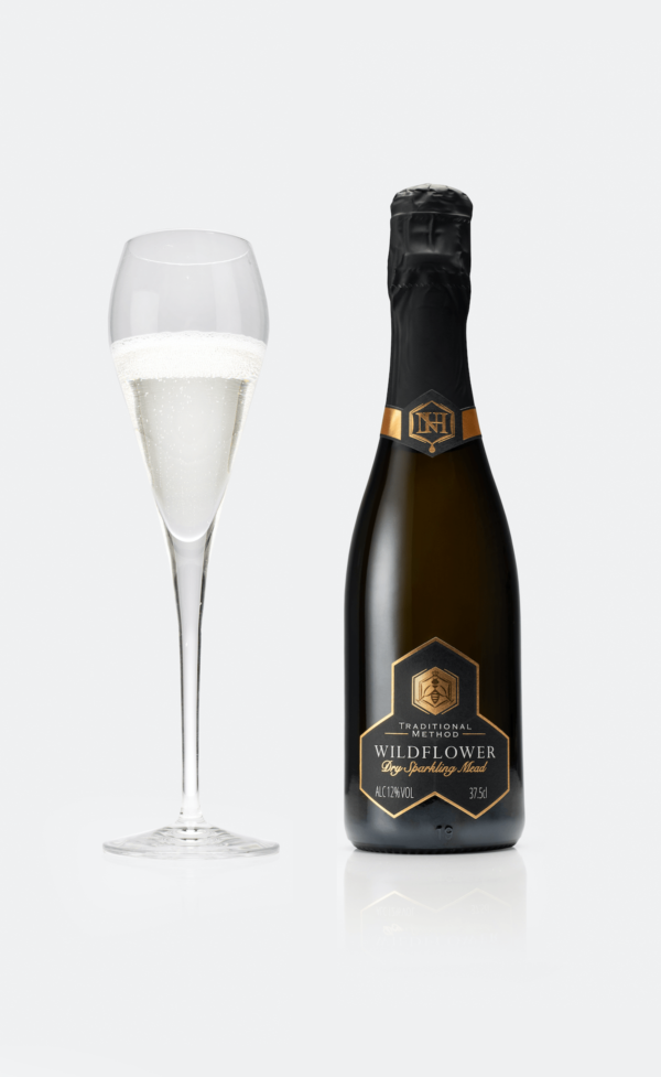 Wildflower Sparkling Mead with glass 37.5cl hydromel