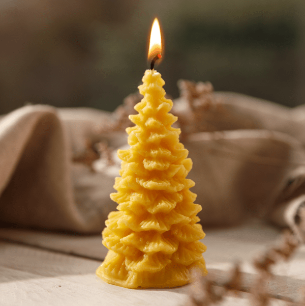 Beeswax Christmas Tree Candle for Sale