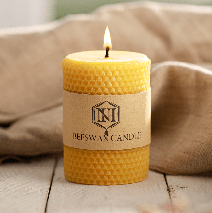 Beeswax on sale candles uk