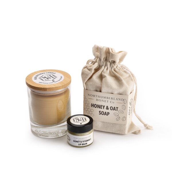 Beeswax Glass Jar Candle Pamper Pack
