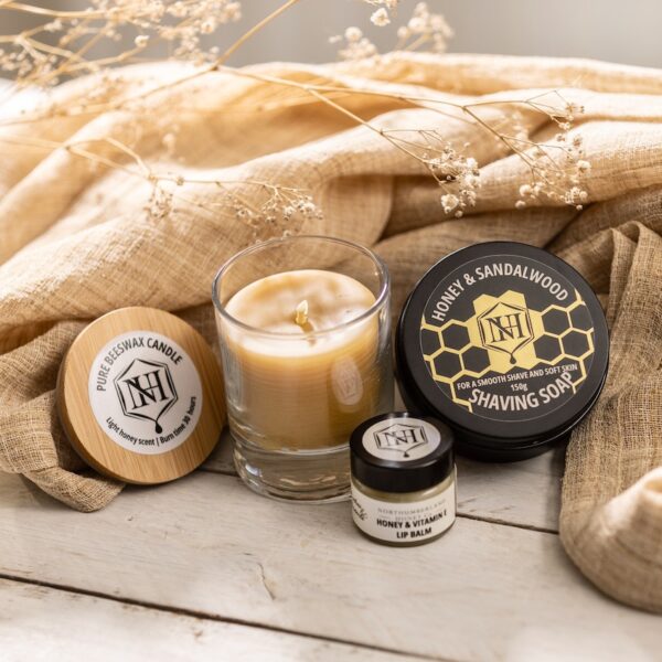 Glass Jar Candle | Pure Beeswax - Image 2