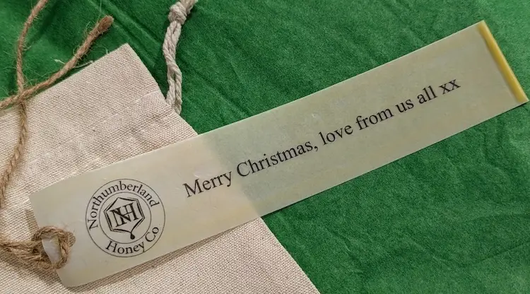 Gift Message Example