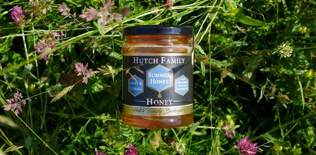 Hutch Family Honey Jar Northumberland Honey Banner Website