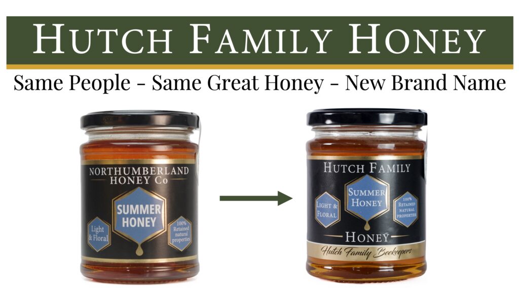 Hutch Family Honey transition by Northumberland Honey Company