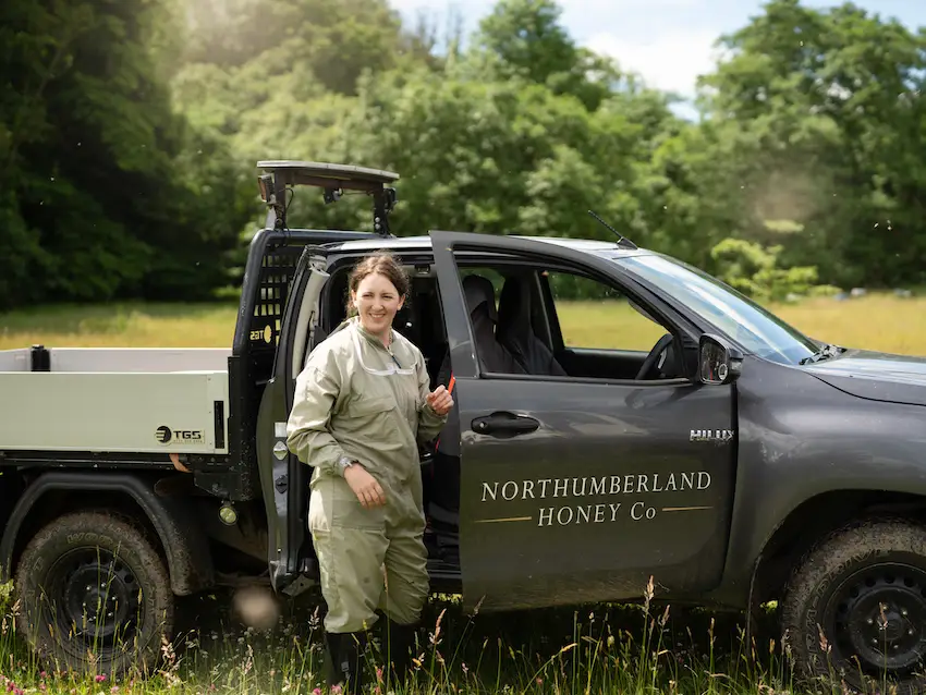 Suzie Hutchinson Selecting Honey and Beeswax for Cosmetics